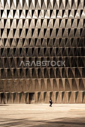 Modern buildings in King Abdullah Financial District (KAFD), Riyadh, Saudi Arabia.