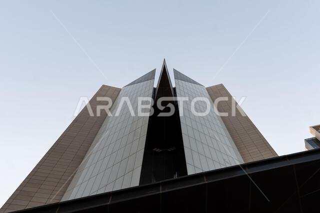 Modern buildings in King Abdullah Financial District (KAFD), Riyadh, Saudi Arabia.