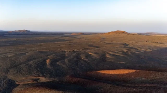 Harrat Al Madinah Volcanic Plains Aerial View