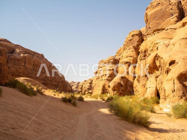 Wadi Rum desert, aka Valley of the Moon, Jordan, Middle East