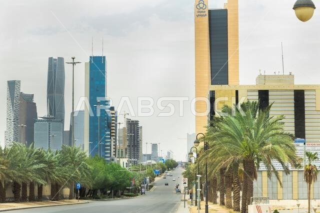 Modern buildings in the city of Riyadh, Saudi Arabia