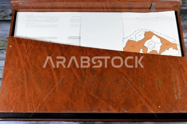 Cairo, Egypt, January 2 2024: Detailed soil survey of Hanidh and Urayirah areas in kingdom of Saudi Arabia, Maps, Topography and geographic locations