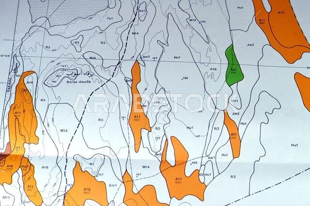 Cairo, Egypt, January 2 2024: Detailed soil survey of Hanidh and Urayirah areas in kingdom of Saudi Arabia, Maps, Topography and geographic locations Cairo, Egypt, January 2 2024: Detailed soil survey of Hanidh and Urayirah areas in kingdom of Saudi Arabia, Maps, Topography and geographic locations