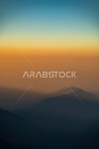 Discover the beauty of Saudi Arabia. Extraordinary landscape of the Asir Mountains, Sarawat mountain range in Billasmar area. Discover the beauty of Saudi Arabia. Extraordinary landscape of the Asir Mountains, Sarawat mountain range in Billasmar area.