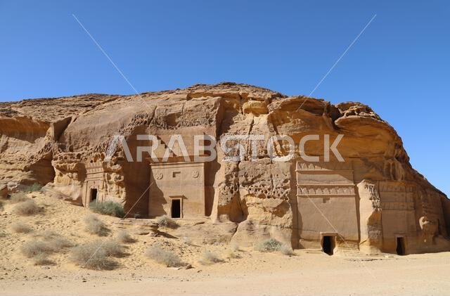 المقابر النبطية في الهجرة في الصحراء العربية