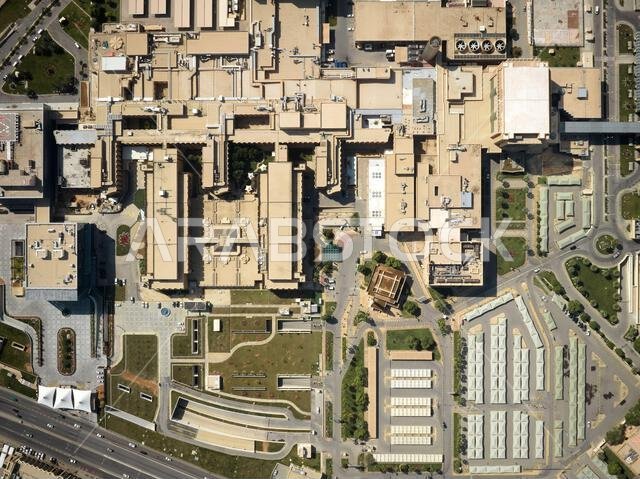An aerial view of a city Riyadh
