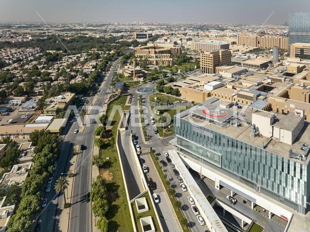 An aerial view of a city Riyadh An aerial view of a city Riyadh