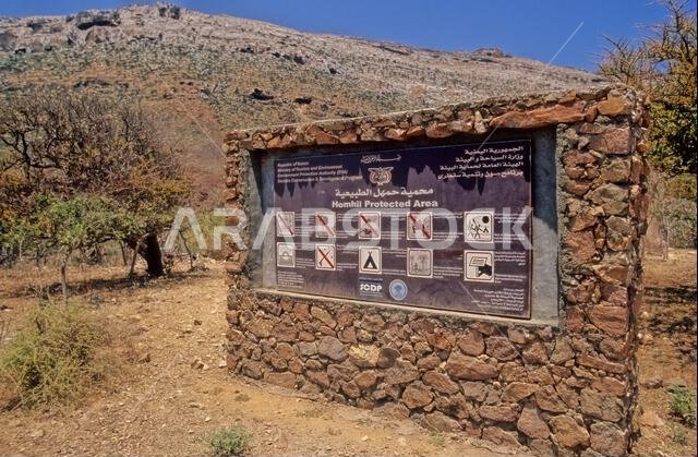 جبل هوم هيل اليمني يقع في الطرف الجنوبي من شبه الجزيرة العربية، ويحده من الشمال المملكة العربية السعودية ومن الشمال الشرقي سلطنة عمان.
