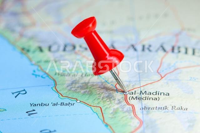 المدينة المنورة، المملكة العربية السعودية (علامة على الخريطة). المدينة المنورة