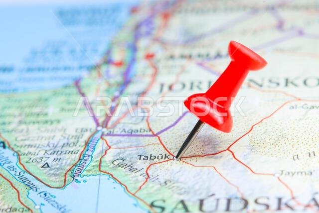 تبوك، المملكة العربية السعودية (علامة على الخريطة)