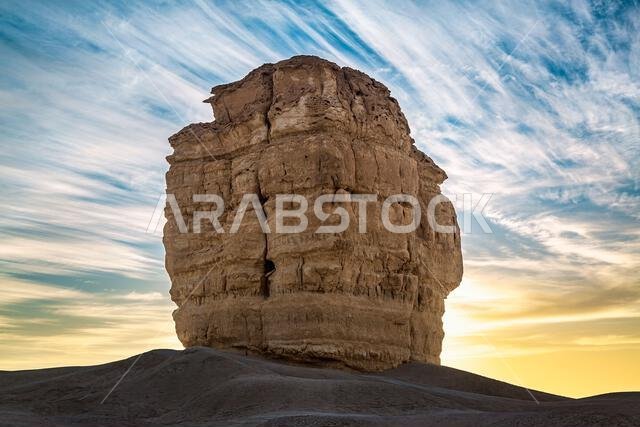 Judah thumb or devil thumb is a rock formation in the desert near Riyadh,Saudi Arabia.