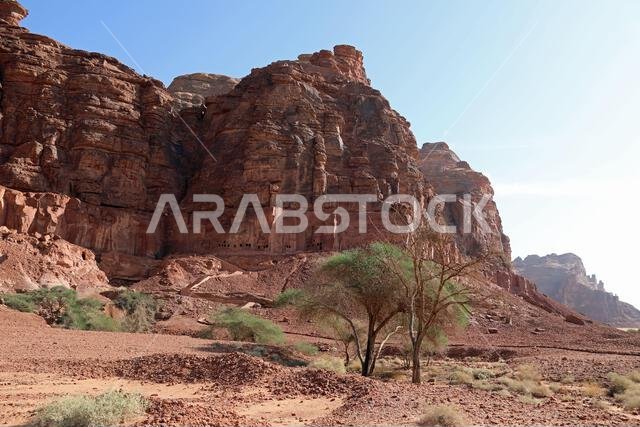 Ancient site of Dadan at AlUla in Saudi Arabia