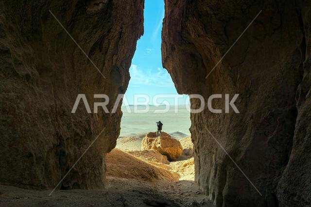 Journey into the Heart of the Desert: Discovering the Mesmerizing Caves Near Riyadh -Saudi Arabia.