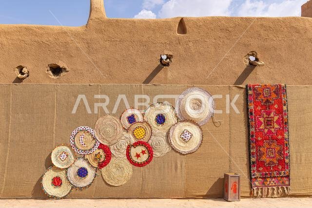 Middle East, Saudi Arabia, Medina, Al-Ula. November 18, 2023. Traditional crafts in old town Al-Ula. November 18, 2023.