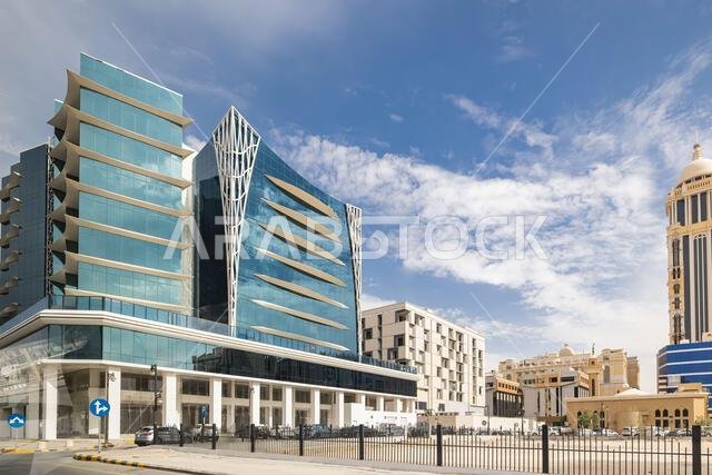 Riyadh, Saudi Arabia, Middle East. Modern buildings in the Riyadh business district.