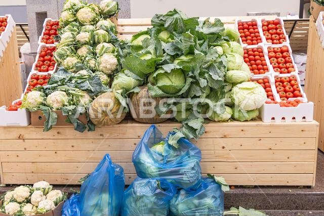 Middle East, Saudi Arabia, Al-Qassim, Buraydah. Fresh vegetables at a market in Buraydah. Middle East, Saudi Arabia, Al-Qassim, Buraydah. Fresh vegetables at a market in Buraydah.