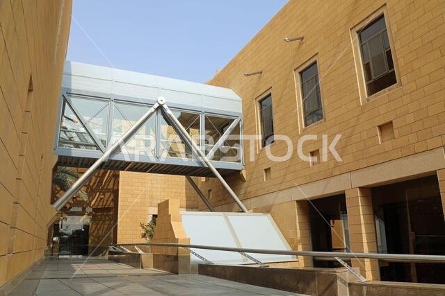 Entrance to the exhibition hall at King Abdulaziz Historical Palace in Riyadh