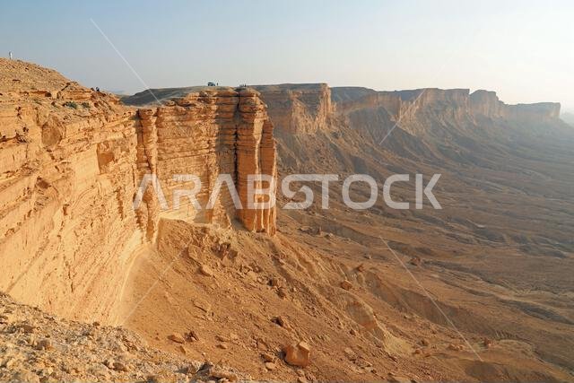 حافة العالم شمال غرب الرياض في المملكة العربية السعودية