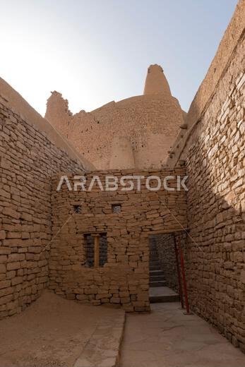 The Marid castle in Dumat Al-Jandal, Al-Jawf region, Saudi Arabia