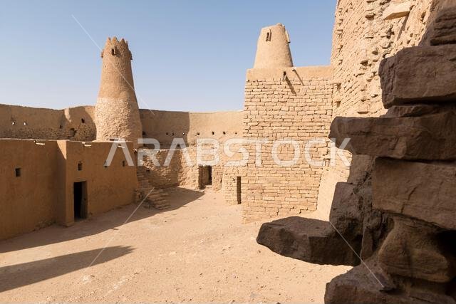 The Marid castle in Dumat Al-Jandal, Al-Jawf region, Saudi Arabia