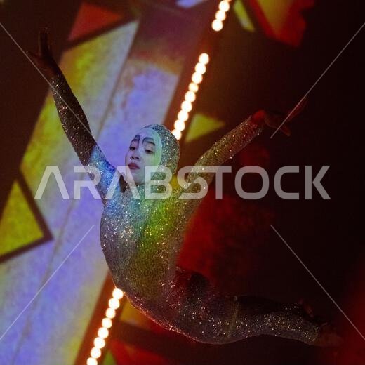 Riyadh, Kingdom Of Saudi Arabia. 03rd Sep, 2023. Opening Ceremony show of the World Weightlifting IWF Championships in Riyhad (Saudi Arabia), 03th September, 2023at the Prince Faisal bin Fahd Olympic Complex Credits : G.Scala/DBM-Deepbluemedia/Insidefoto Credit: Insidefoto di andrea staccioli/Alamy Live News Riyadh, Kingdom Of Saudi Arabia. 03rd Sep, 2023. Opening Ceremony show of the World Weightlifting IWF Championships in Riyhad (Saudi Arabia), 03th September, 2023at the Prince Faisal bin Fahd Olympic Complex Credits : G.Scala/DBM-Deepbluemedia/Insidefoto Credit: Insidefoto di andrea staccioli/Alamy Live News