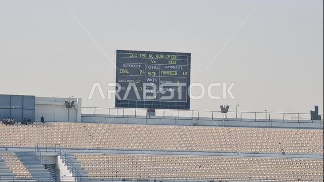 لوحة النتائج في مباراة التصفيات الإقليمية الآسيوية الفرعية لكأس العالم للرجال T20 لعام 2023 بين الكويت وقطر على ملعب ويست إند للكريكيت في الدوحة يوم الخميس. تتنافس أربع دول، من بينها جزر المالديف والمملكة العربية السعودية، على بطاقة التأهل الوحيدة من قطر، والتي تُقام في العاصمة القطرية الدوحة في الفترة من 28 سبتمبر إلى 5 أكتوبر، وتُعد جزءًا من عملية التأهل لكأس العالم للرجال T20 لعام 2024. سينضم المتأهل من قطر إلى النهائي الإقليمي الآسيوي الذي سيُقام في لوحة النتائج في مباراة التصفيات الإقليمية الآسيوية الفرعية لكأس العالم للرجال T20 لعام 2023 بين الكويت وقطر على ملعب ويست إند للكريكيت في الدوحة يوم الخميس. تتنافس أربع دول، من بينها جزر المالديف والمملكة العربية السعودية، على بطاقة التأهل الوحيدة من قطر، والتي تُقام في العاصمة القطرية الدوحة في الفترة من 28 سبتمبر إلى 5 أكتوبر، وتُعد جزءًا من عملية التأهل لكأس العالم للرجال T20 لعام 2024. سينضم المتأهل من قطر إلى النهائي الإقليمي الآسيوي الذي سيُقام في
