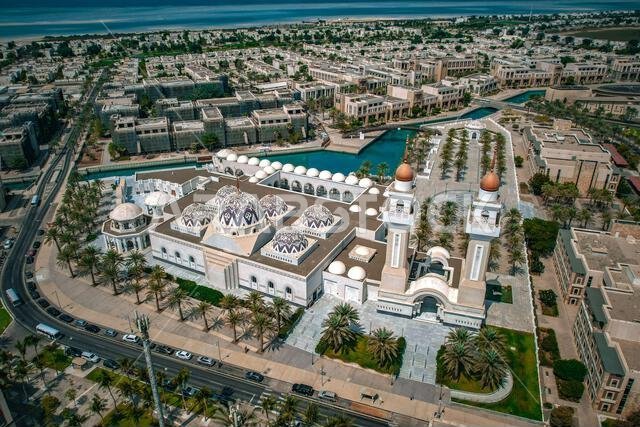 Grand Mosque Aerial View KAUST Saudi Arabia