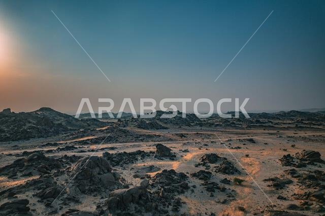 Desert at Moon Mountain Saudi Arabia Desert at Moon Mountain Saudi Arabia