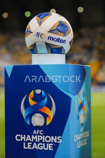 MoltenÕs ball is pictured prior the Al Nassr FC (KSA) vs FC Istiklol (TJK) Match Day 2 of the AFC Champions League 2023-24 Group E at Al-Awwal Park on October 2, 2023 in Riyadh, Saudi Arabia. Photo by Stringer / Power Sport Images