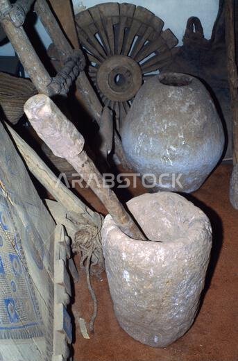 Saudi Arabia Harmah Museum Stone Pots For Grinding (Pestle and Mortar) Saudi Arabia Harmah Museum Stone Pots For Grinding (Pestle and Mortar)