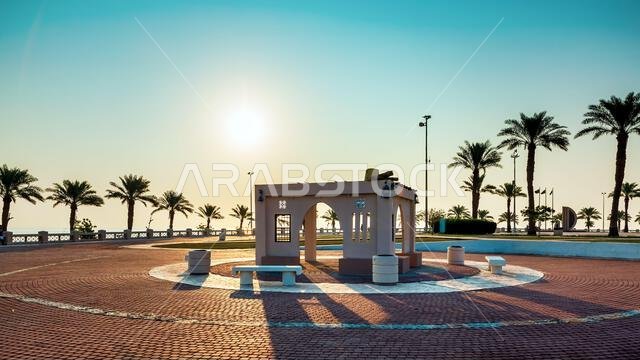 Wonderful Morning view in Al khobar Corniche-Saudi Arabia. If you are looking for a relaxing place to enjoy nature and fresh air in Al Khobar,