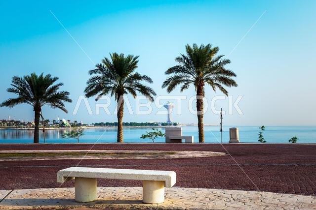 Wonderful Morning view in Al khobar Corniche-Saudi Arabia. If you are looking for a relaxing place to enjoy nature and fresh air in Al Khobar,