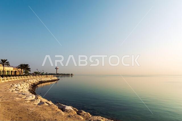 Wonderful Morning view in Al khobar Corniche-Saudi Arabia. If you are looking for a relaxing place to enjoy nature and fresh air in Al Khobar,