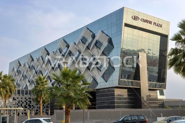 الرياض، المملكة العربية السعودية - 8 يناير 2023: فندق كراون بلازا في المدينة الرقمية