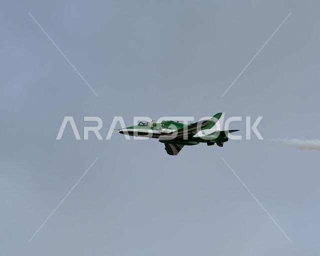 Royal Saudi Air Force formation jet  aerobatic team at the 2023 Royal International Air Tattoo