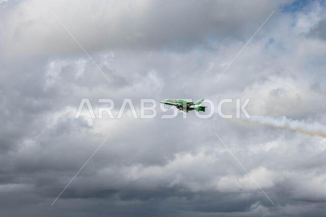 غلوسترشاير، إنجلترا - 15 يوليو 2023: طائرات هوك MK65 التابعة لسلاح الجو الملكي السعودي من طراز BAE Systems في معرض ريات 2023