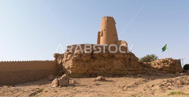 The Marid castle in Dumat Al-Jandal, Al-Jawf region, Saudi Arabia