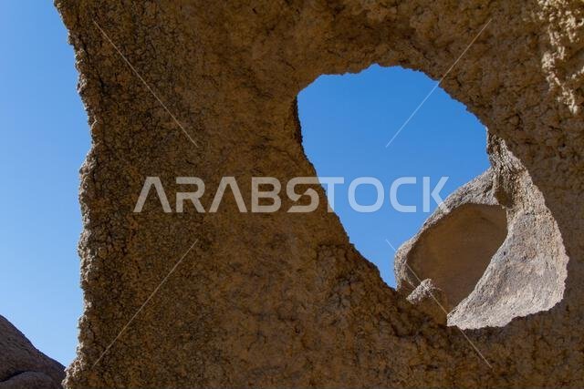 Prince ahmed cave -prince ahmed cave stones shapes in al rwaidah town in al qwaiaiah gonernrate west of riyadh 240 km in Saudi Arabia