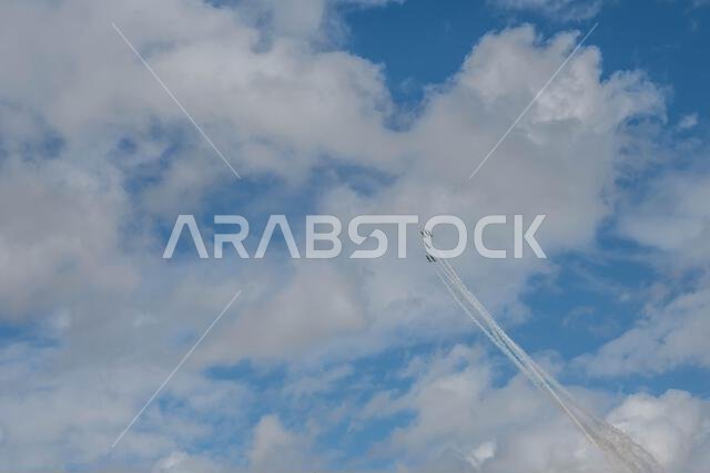 GLOUCESTERSHIRE, ENGLAND - 15 July 2023: Royal Saudi Air Force BAE Systems Hawk MK65 Hawks at RIAT 2023