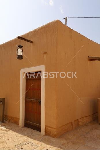 Al Diriyah old capital . Riyadh Saudi Arabia - Diriyah ruins - Saudi culture. National day