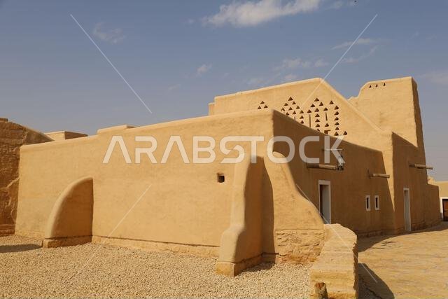 Al Diriyah old capital . Riyadh Saudi Arabia - Diriyah ruins - Saudi culture. National day