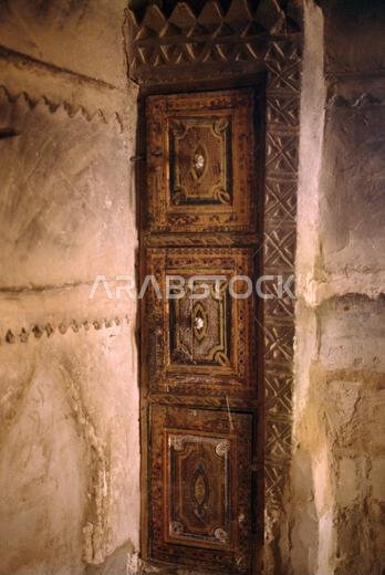 Harmah Saudi Arabia  Museum Carved Cupboard Doors