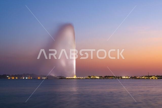 Jeddah Fountain - city Landmark - Saudi Arabia
