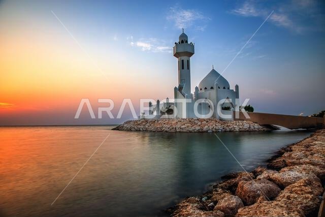 One of the most stunning sights in Al Khobar, Saudi Arabia, is the Corniche Mosque.