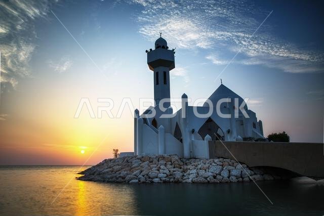 One of the most stunning sights in Al Khobar, Saudi Arabia, is the Corniche Mosque.