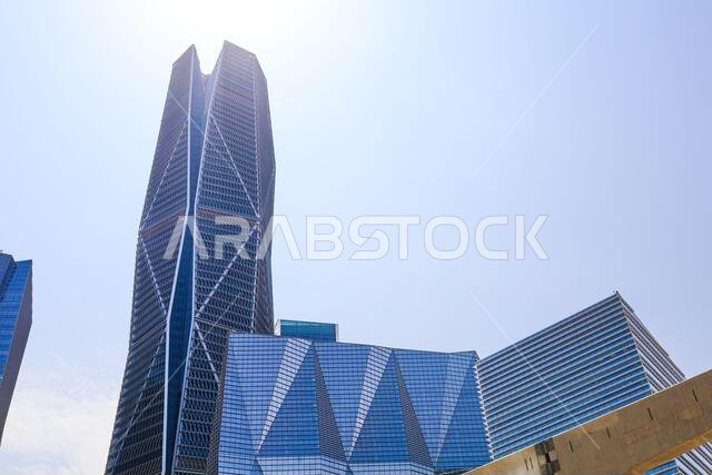 Riyadh, Saudi Arabia - Mar 11 2023,King Abdullah Financial District , KAFD business towers