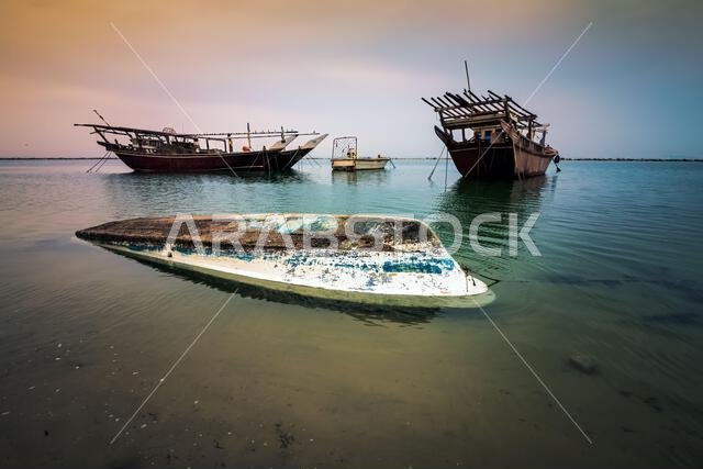 The Dammam sea side offers a wonderful morning view for visitors and locals alike. The calm waters reflect the bright sky, creating a serene atmospher