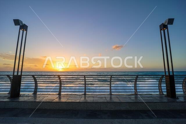 Jeddah , Saudi Arabia Dec 23 2022 - Jeddah Art Promenade - City Beach