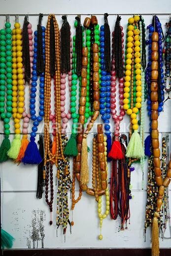 Muslim prayer beads (misbaha) for sale in different sizes and colours Muslim prayer beads (misbaha) for sale in different sizes and colours