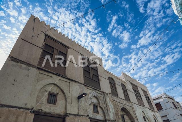 البلدة القديمة بمنازلها الإسلامية التقليدية، جدة، المملكة العربية السعودية